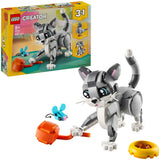 Lego creator 3in1 speelse kat, hond en duif speelgoed voor meisjes en jongens 8 jaar vanaf 31163 - afbeelding 1