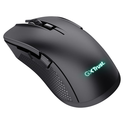 Mouse da gioco wireless Trust GXT 931 YBar (nero, 200 - 7.200 dpi, USB Bluetooth da 2,4 GHz)