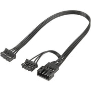 Silverstone shark force 120 argb case fan (zwart, 120 x 120 x 25 mm, pwm) - afbeelding 12