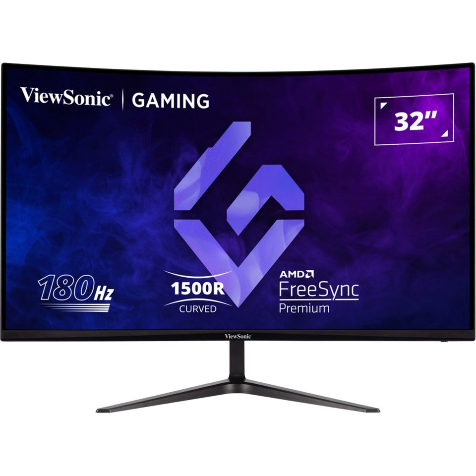 Monitor curvo para juegos Viewsonic vx3218-pc-mhd 32 (negro, 2x HDMI, 1x display port, 180 Hz)