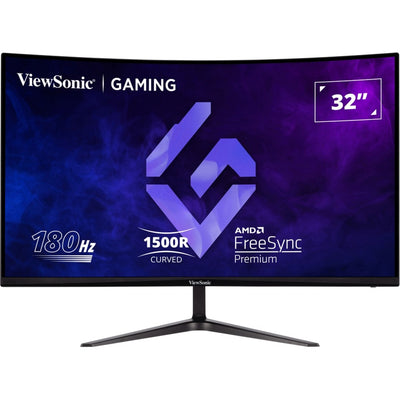 Monitor da gioco curvo Viewsonic vx3218-pc-mhd 32 (nero, 2x HDMI, 1x porta display, 180 Hz)