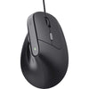 Trust bayo ii bedrade ergonomische muis (zwart, 800 dpi - 2400 dpi)