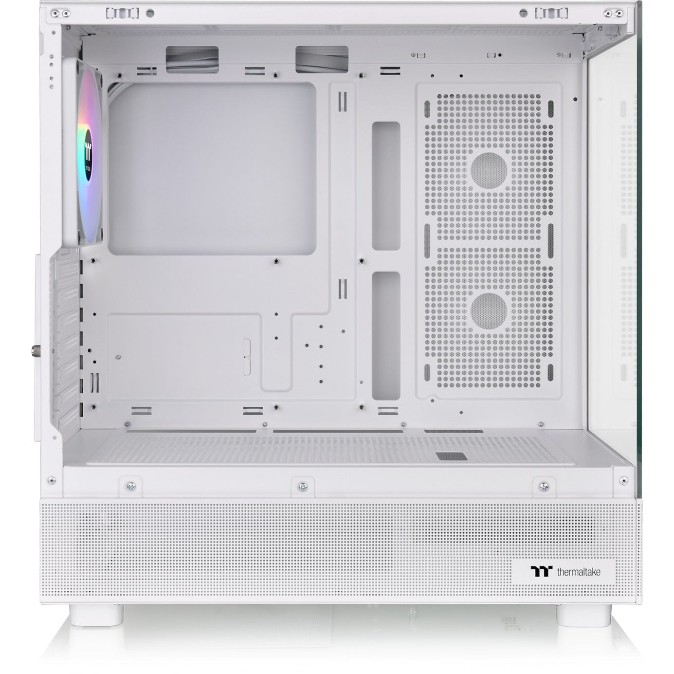 Thermaltake view 270 tg argb - custodia midi tower snow (bianco | 2x USB-A | 1x USB-C | RGB | vetro temperato)
