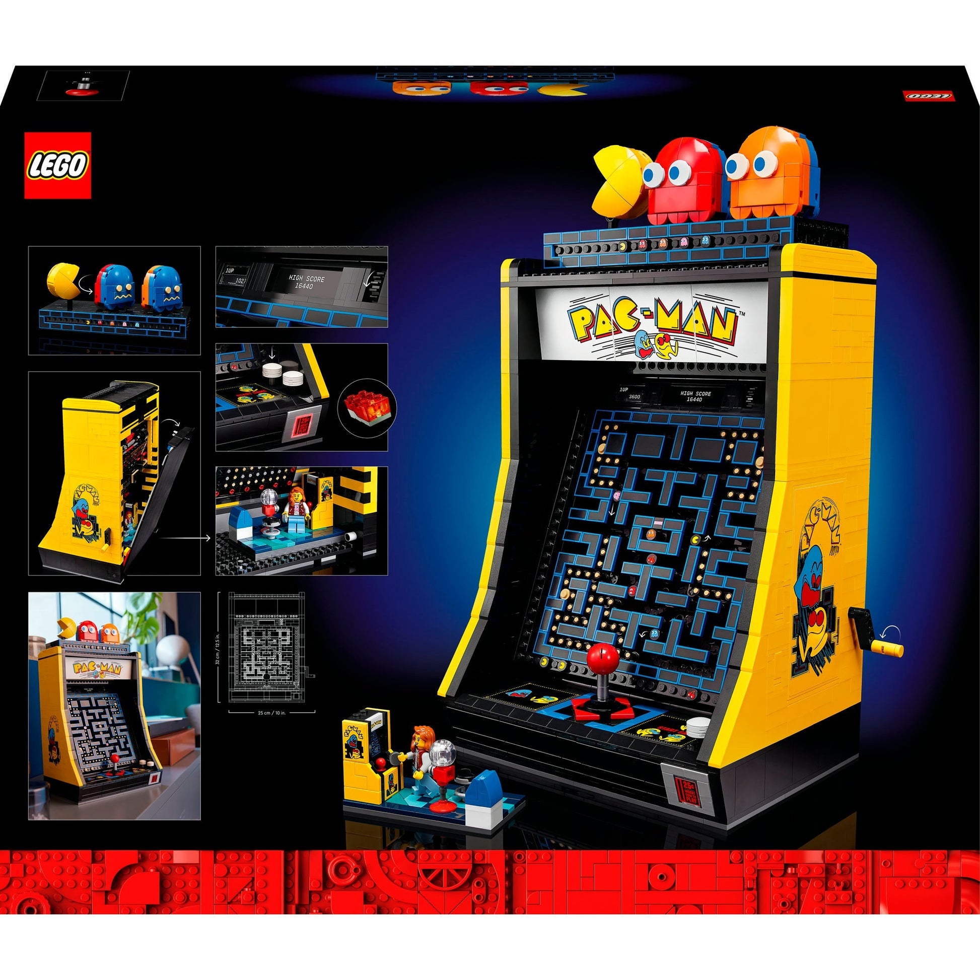 Icone Lego - giocattoli da costruzione arcade pac-man (10323)