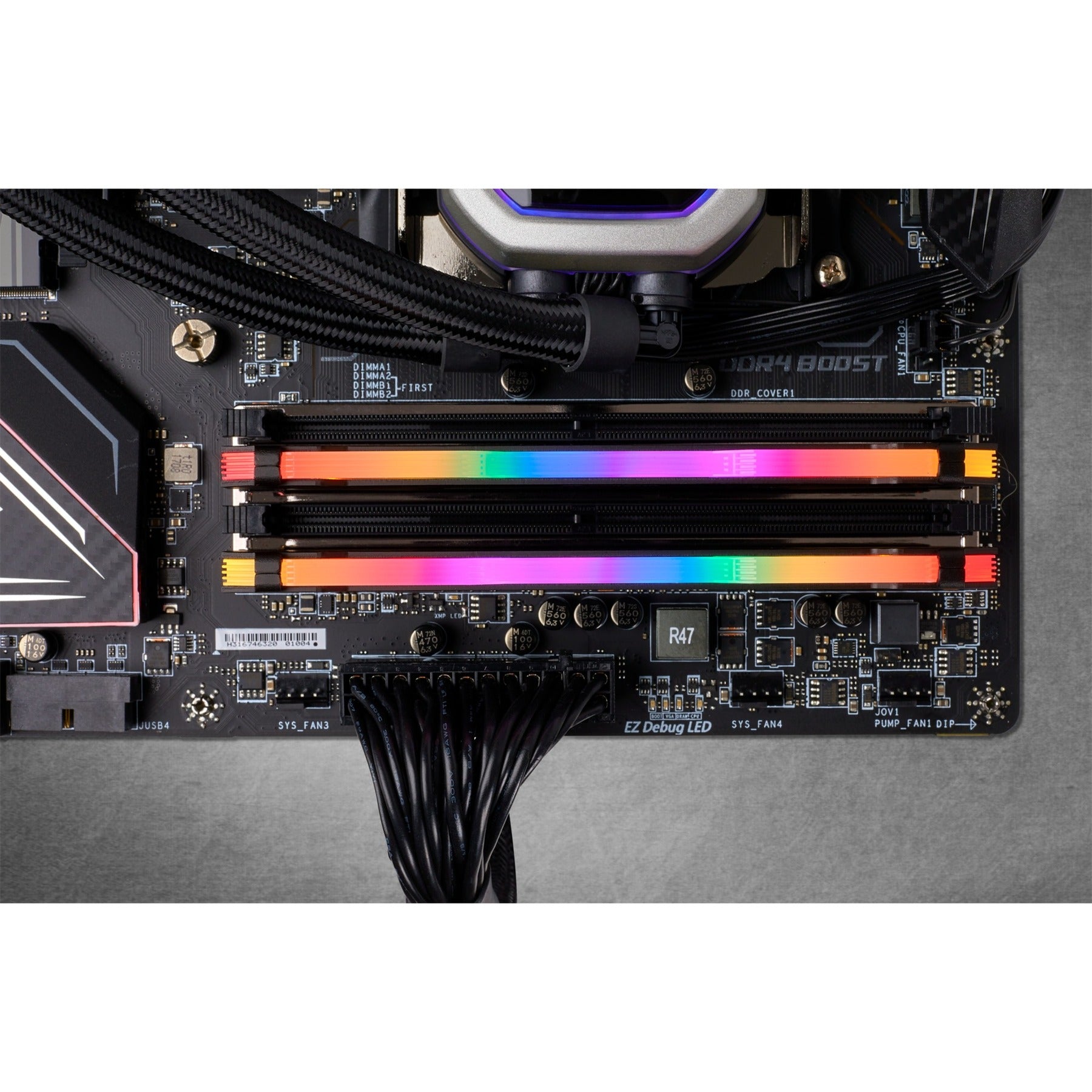 Corsair vengeance rgb pro 32 gb ddr4-3200 (2x 16 gb) werkgeheugen (zwart, cmw32gx4m2e3200c16, xmp 2.0)