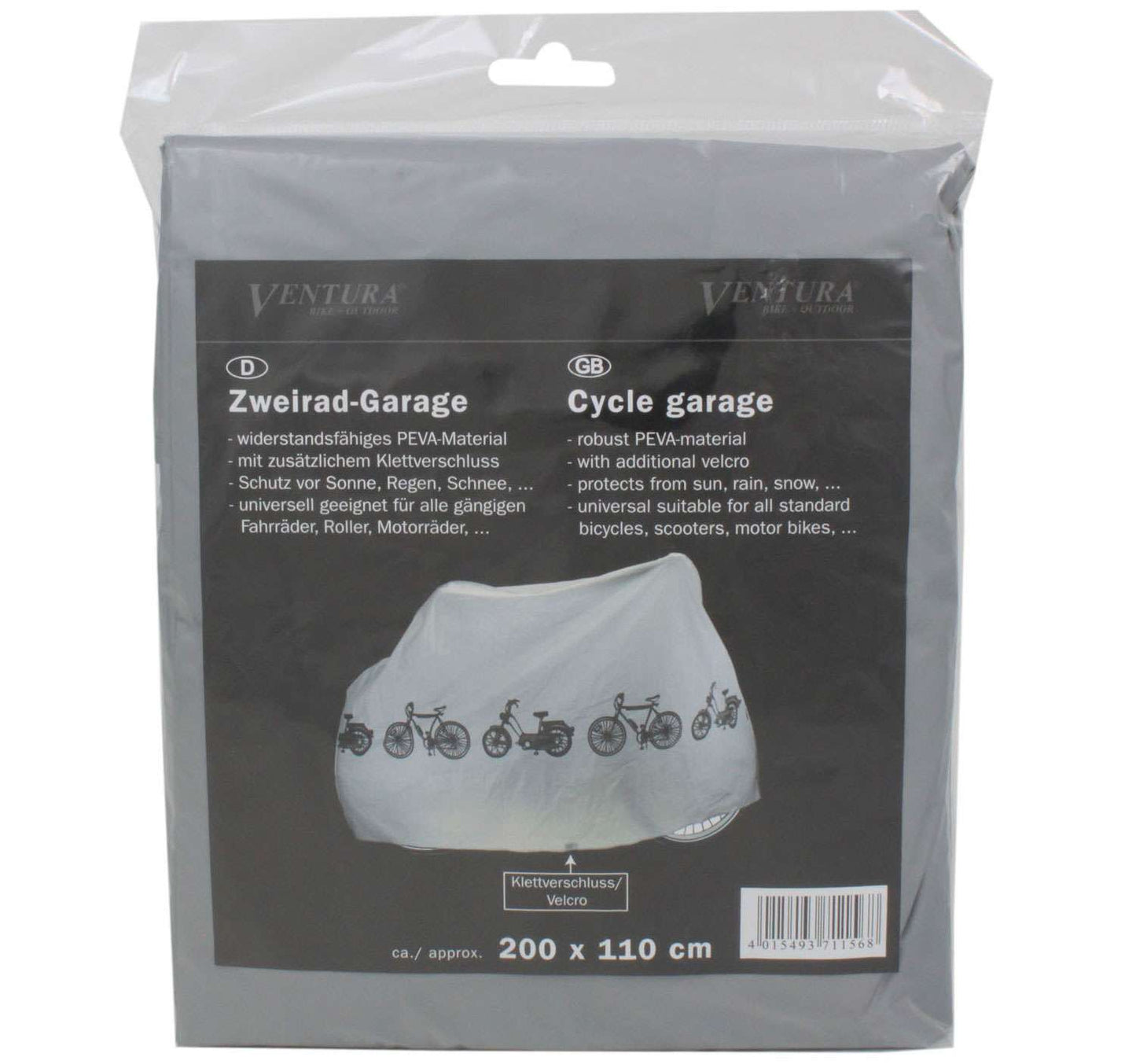 Ventura fietshoes XL - PEVA-materiaal