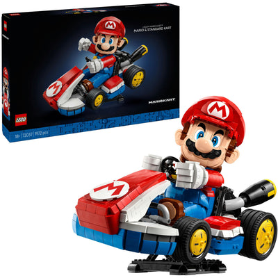 LEGO Super Mario 72037 Mario Kart Mario e Stateard Kart