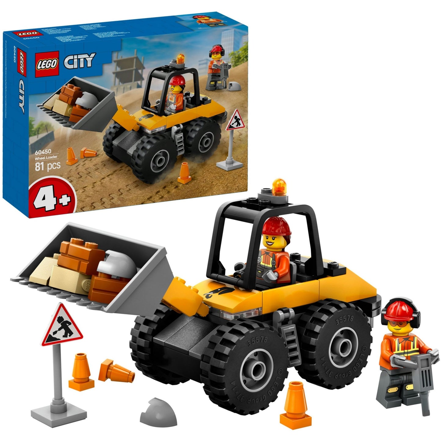 Caricatore di ruote giallo Lego City 60450