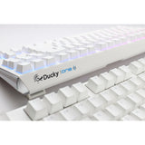 Ducky one 3 classic pure white tkl rgb mechanisch toetsenbord (wit, us lay-out (qwerty), cherry mx red, 80% (tkl), rgb leds, double-shot pbt, hot-swappable, quack mechanics) - afbeelding 15