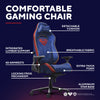 Trust GXT 721SM Ruya Pro Premium Comoda sedia da gaming (Blu Rosso)