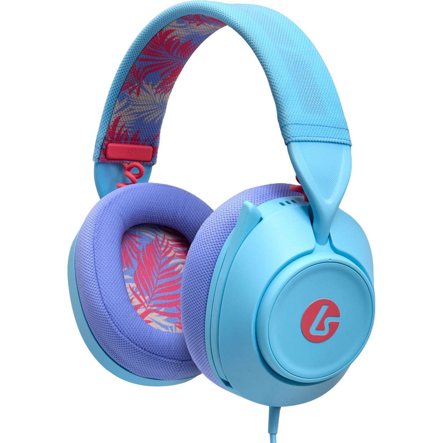 Powera Lucidsound LS10 Cuffie da gioco cablate - Cuffie da gioco over-ear Ocean Waves (Azzurro viola, Playstation 5, Playstation 4, Xbox Series X|s, Xbox One, PC, dispositivo mobile)