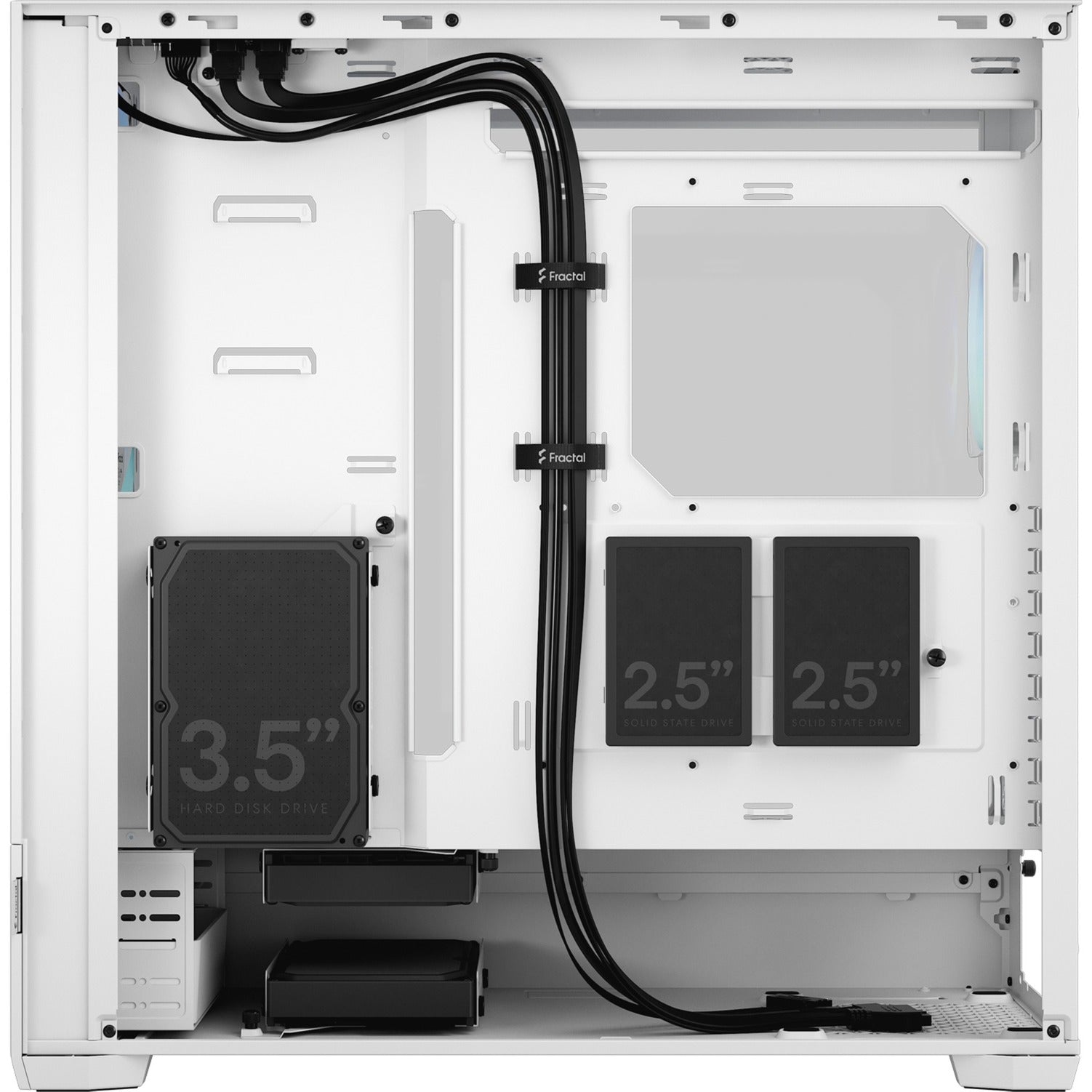 Diseño fractal Pop XL Air RGB White TG Clear Tint