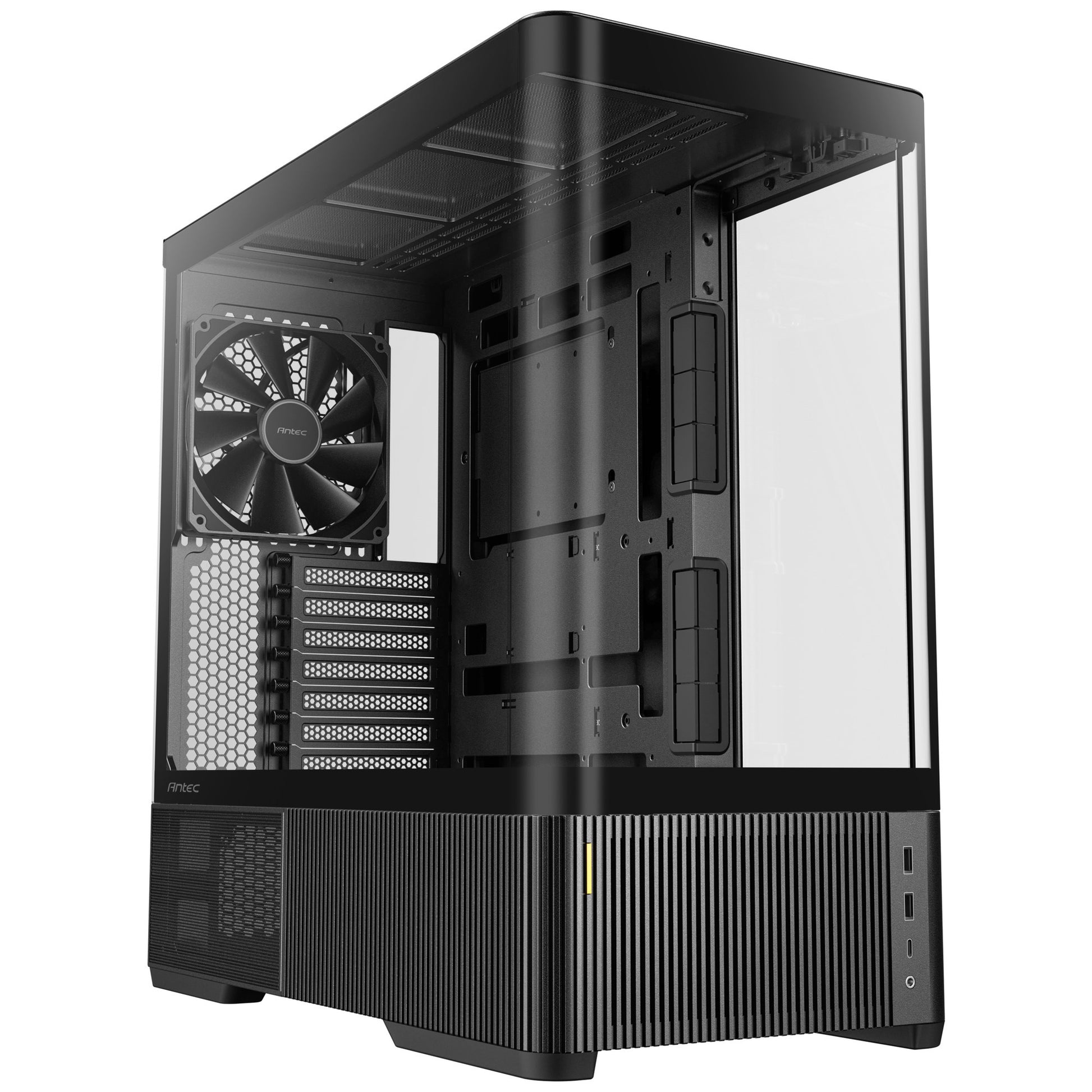 Custodia midi tower Antec c6 curve air (nero | 2x USB-A | 1x USB-C | vetro temperato)