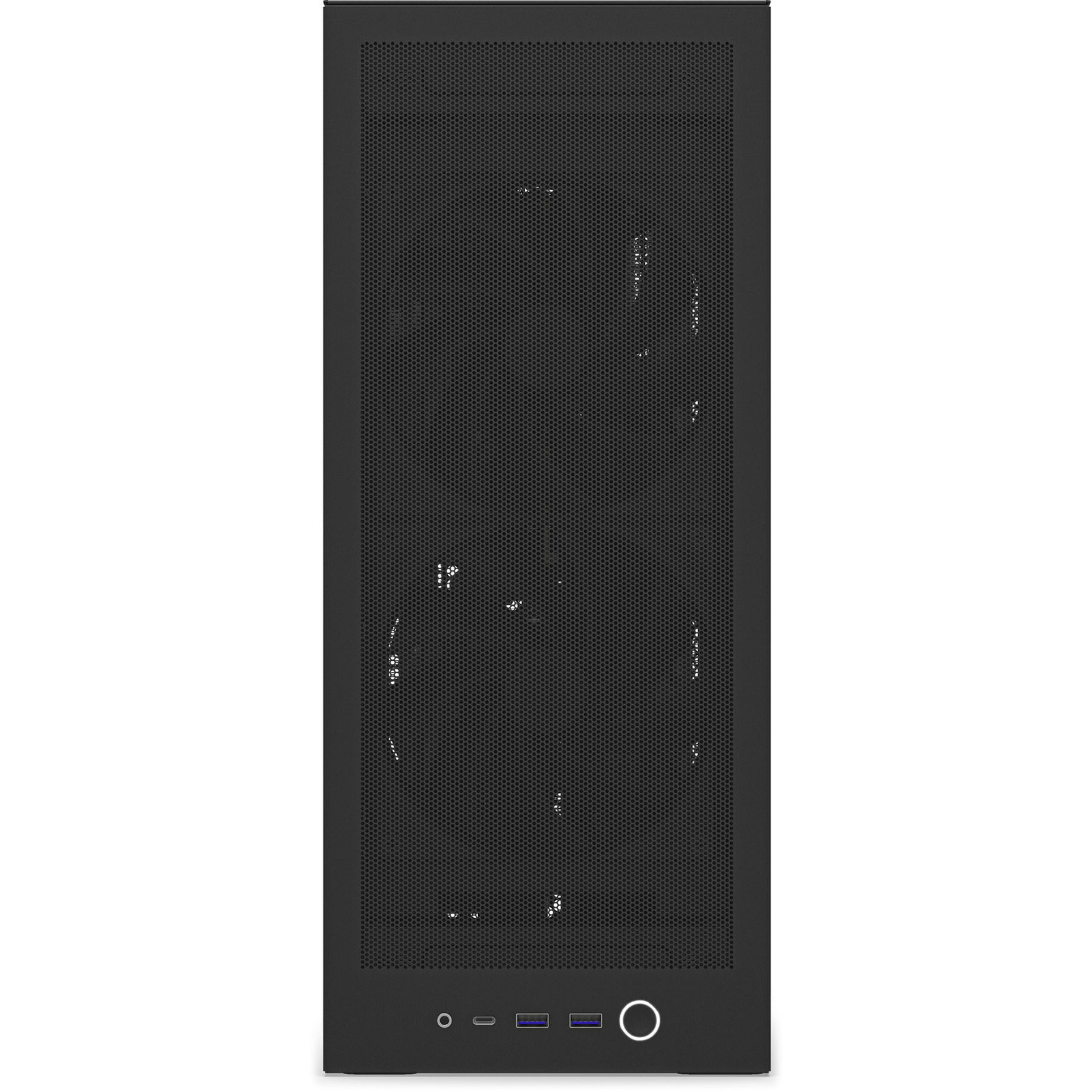 Custodia mini tower Nzxt h2 flow (nero | 2x USB-A | 1x USB-C | vetro temperato)