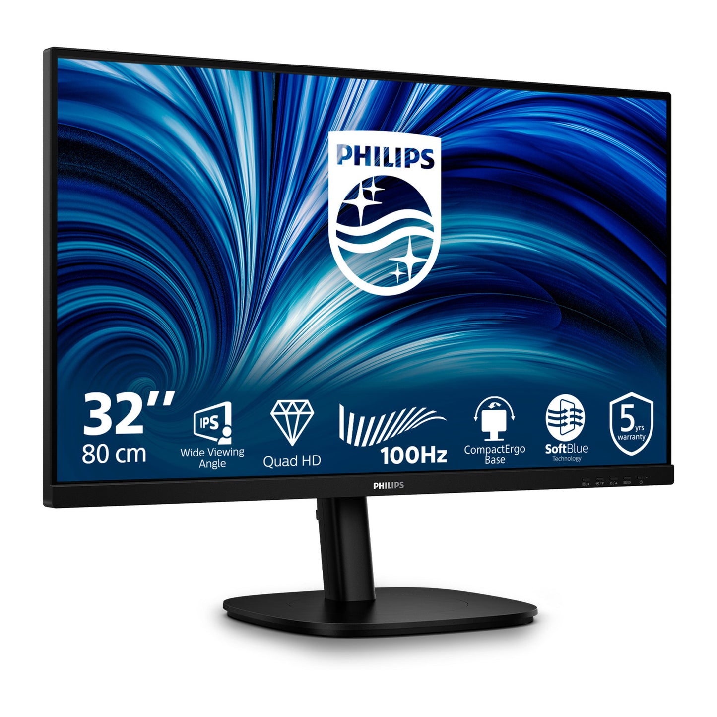 Monitor Philips 32b2n3500 31.5 (negro, 2x HDMI, display port, 3x USB-A, USB-B)