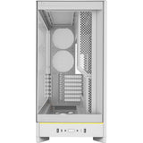 Custodia midi tower Montech HS02 (bianco | 2x USB-A | 1x USB-C | RGB | vetro temperato) - afbeelding 2