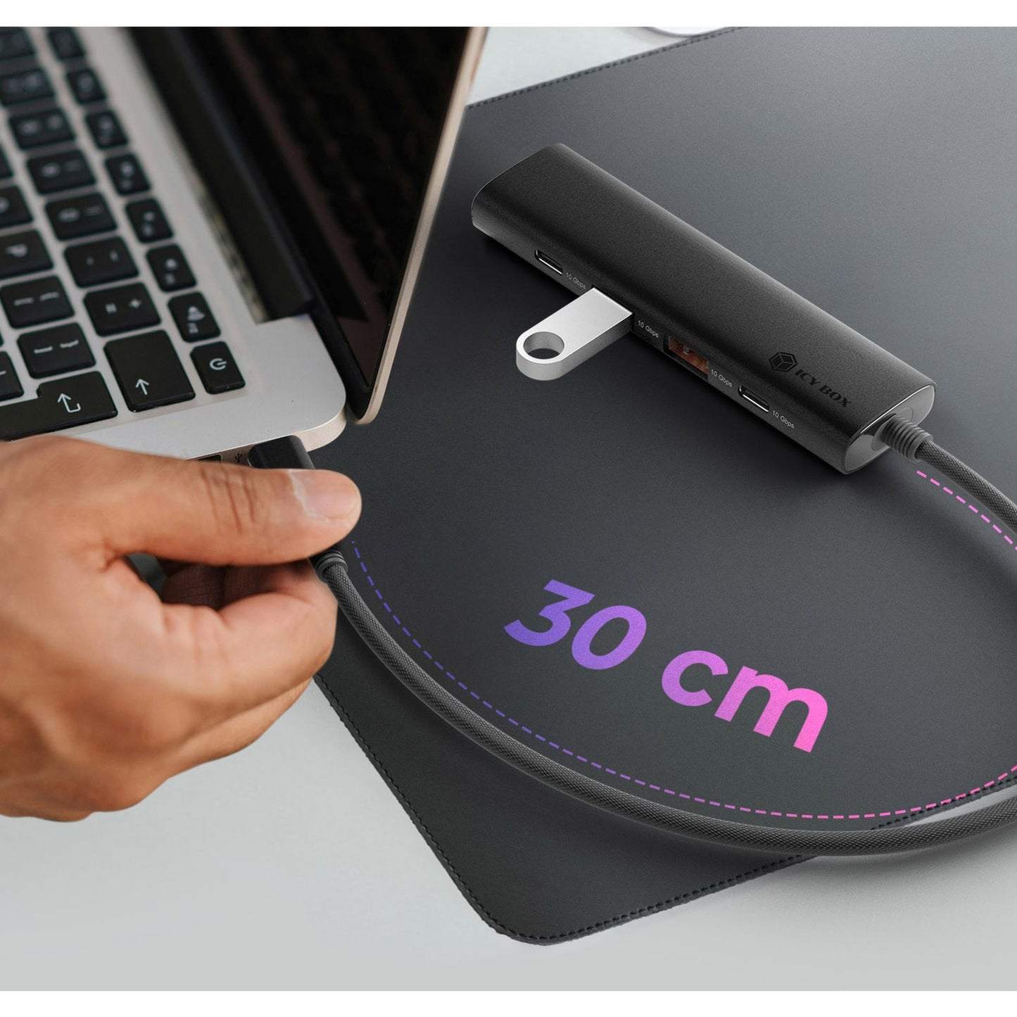 Hub USB Icy Box ib-hub1437-cpd