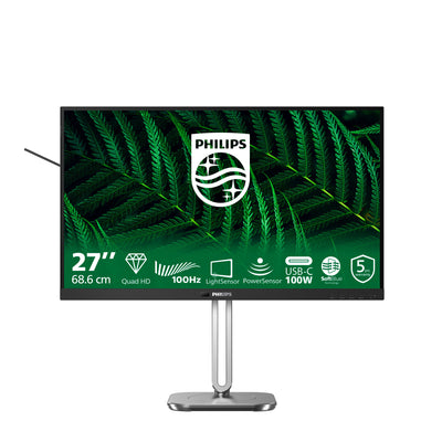 Monitor Philips 27b2g5601 27 (nero argento, HDMI, porta display, USB, LAN, audio)