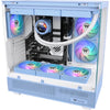 Thermaltake ct120 ex argb sync ventola di raffreddamento per PC hydrangea blue (pacchetto da 3 ventole) ventole per case (azzurro, 3 pezzi, 120 x 120 x 25 mm, pwm)