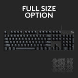 Logitech g413 tkl se mechanisch gaming toetsenbord (zwart, us-international lay-out (qwerty), gl tactile, 80% (tkl)) - afbeelding 6