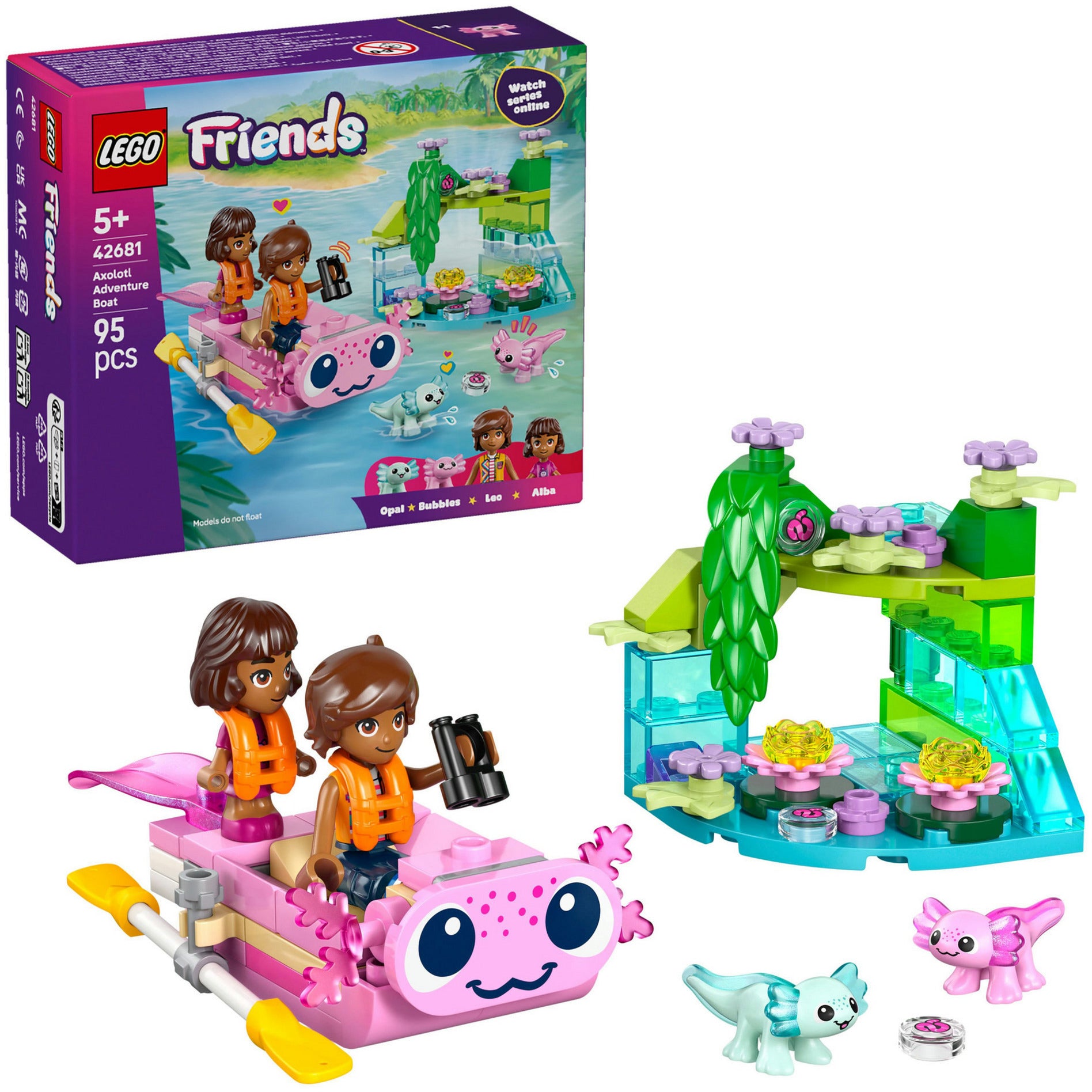 Lego Friends 42681 Axolotl Avventura | 2 pezzi