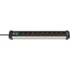 Brennenstuhl premium-alu-line stekkerdoos met schakelaar 10-voudig 3m h05vv-f 3g1,5