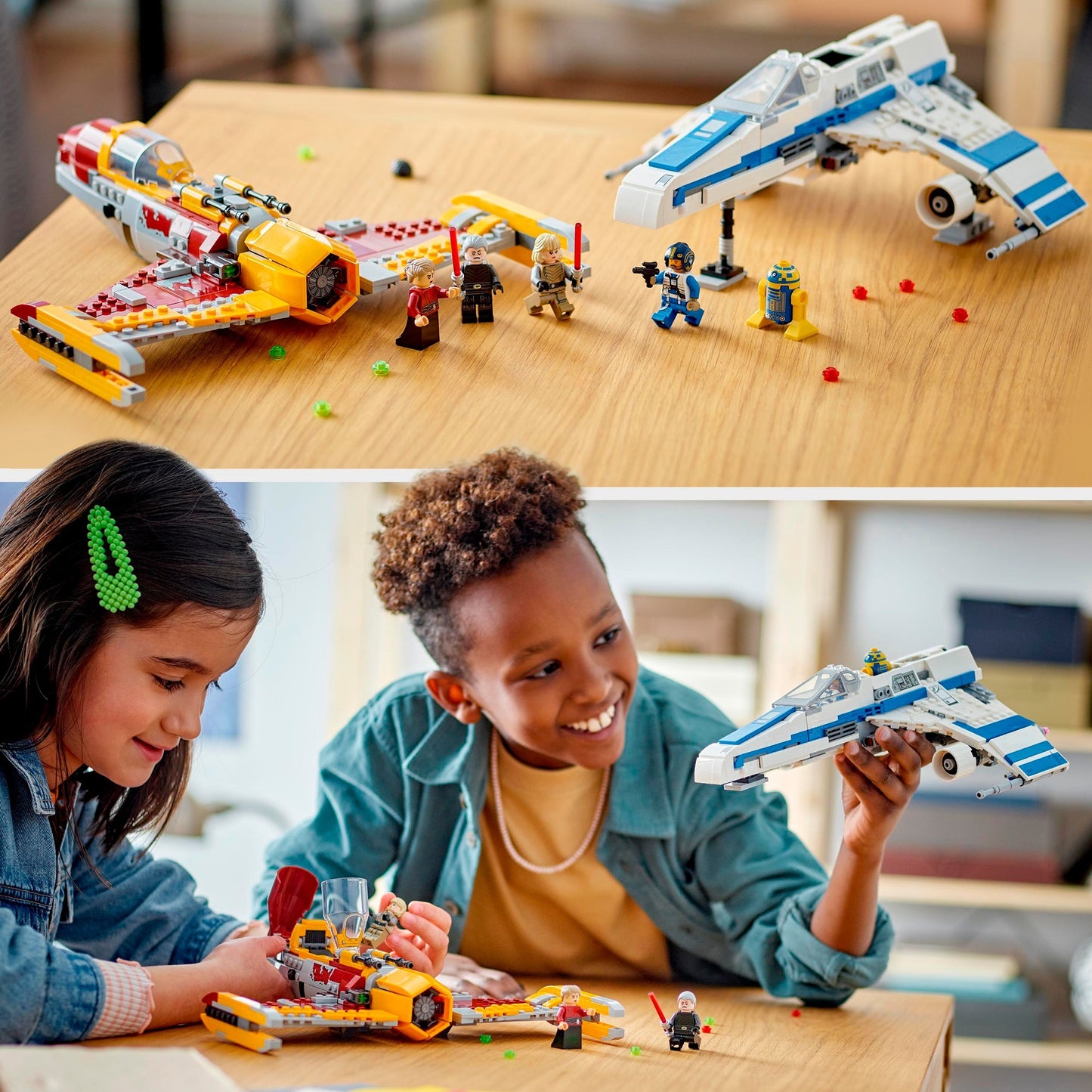 Lego Lego Star Wars 75364 Republic E-Wing vs. Set di astronavi di Shin Hati Starfighter