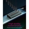 Caja Icy Box de 7 puertos USB 3.2 Gen 2 Type-C Hub