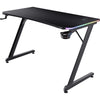 Trust gxt 709 luminus rgb-gamingbureau gaming desk (zwart)
