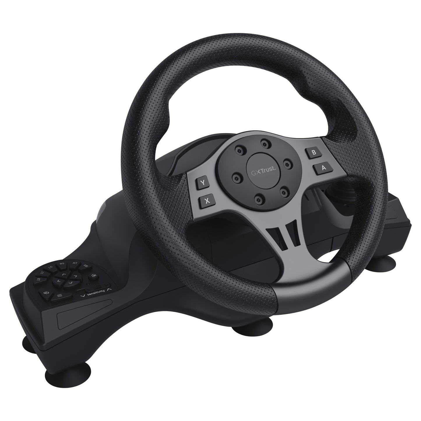 Volante da corsa Trust GXT 289 MOVI (nero, PC, Xbox Series X S, Switch, Playstation 4)