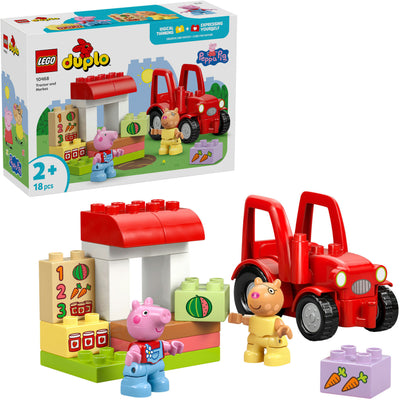 Trattore e bancarella del mercato Lego Duplo 10468