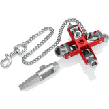Knipex 00 11 06 v01 schakelkastsleutel met 9 profielen - vlakken-vierkant - afbeelding 3