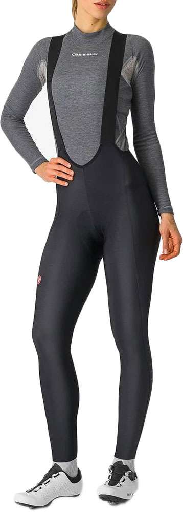 Castelli espresso dt - salopette da donna con fondello