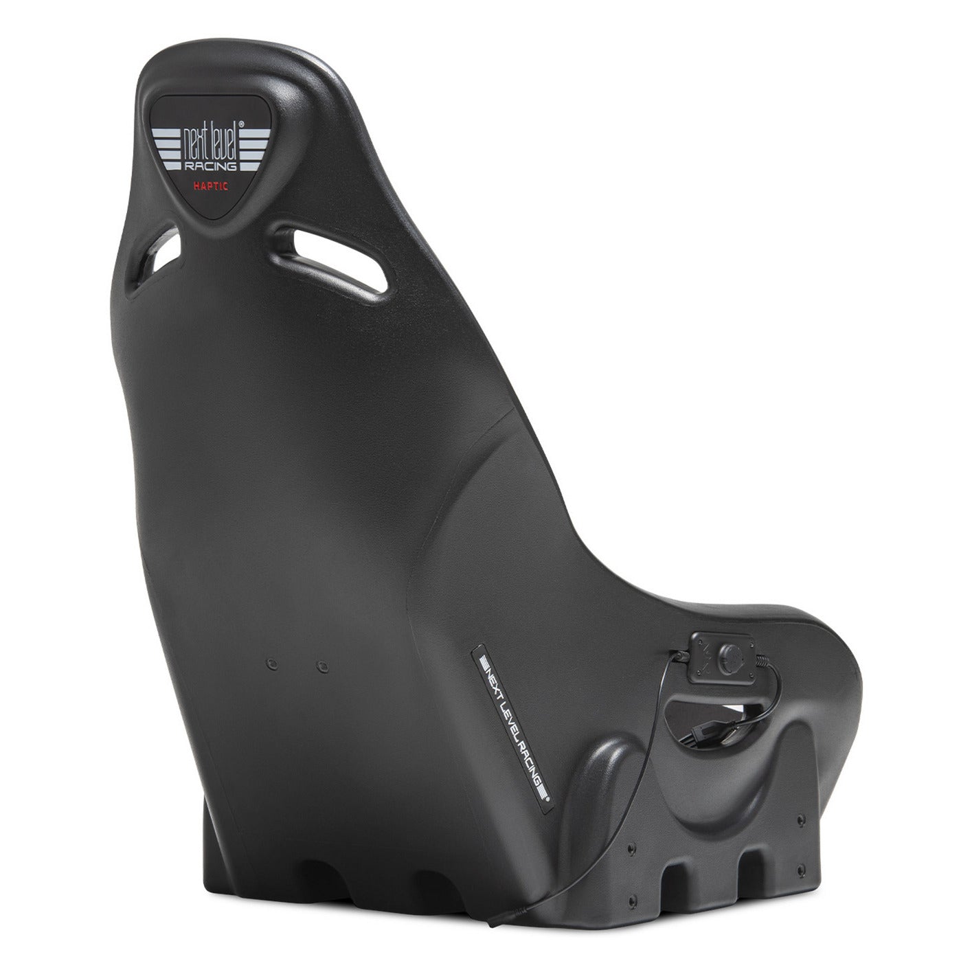 Silla de carreras con simulación de retroalimentación háptica es1 de Next Level Racing (negra)