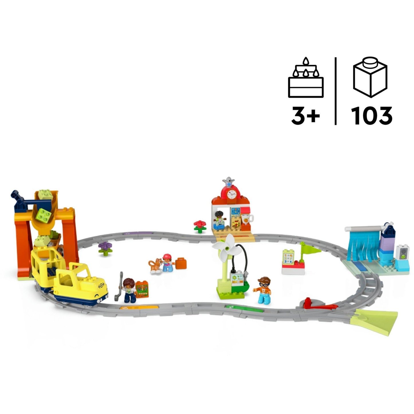 LEGO LEGO DUPLO CITTÀ 10428 BRIMP TRENORE DI CONTRATTO INTERACTIVO
