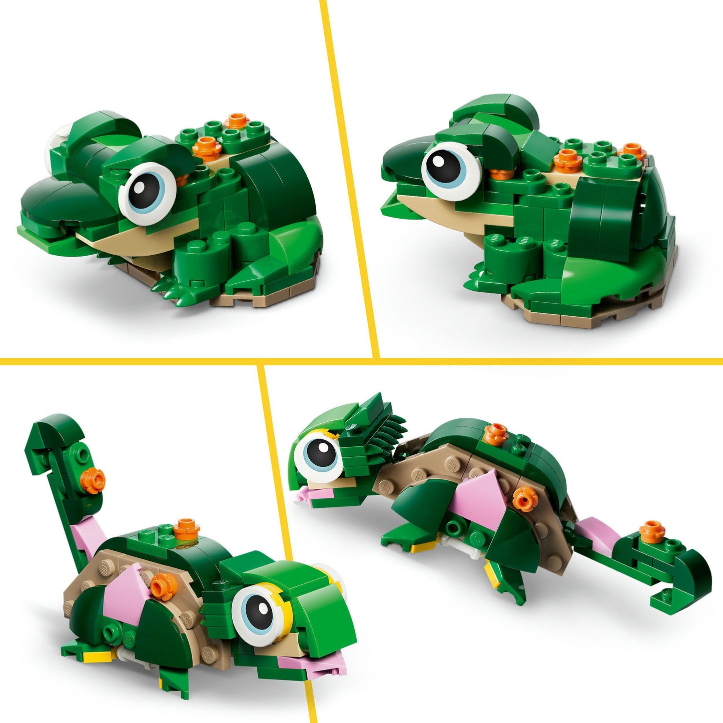 Lego Creator 31377 Tartaruga con ninfea | 2 pezzi