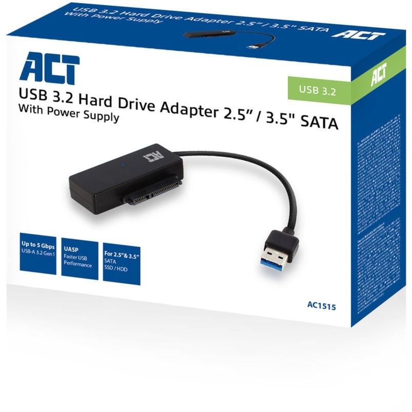 Connettività ACT USB 3.2 Gen1 a 2,5 3,5 pollici Cavo Adattatore SATA V