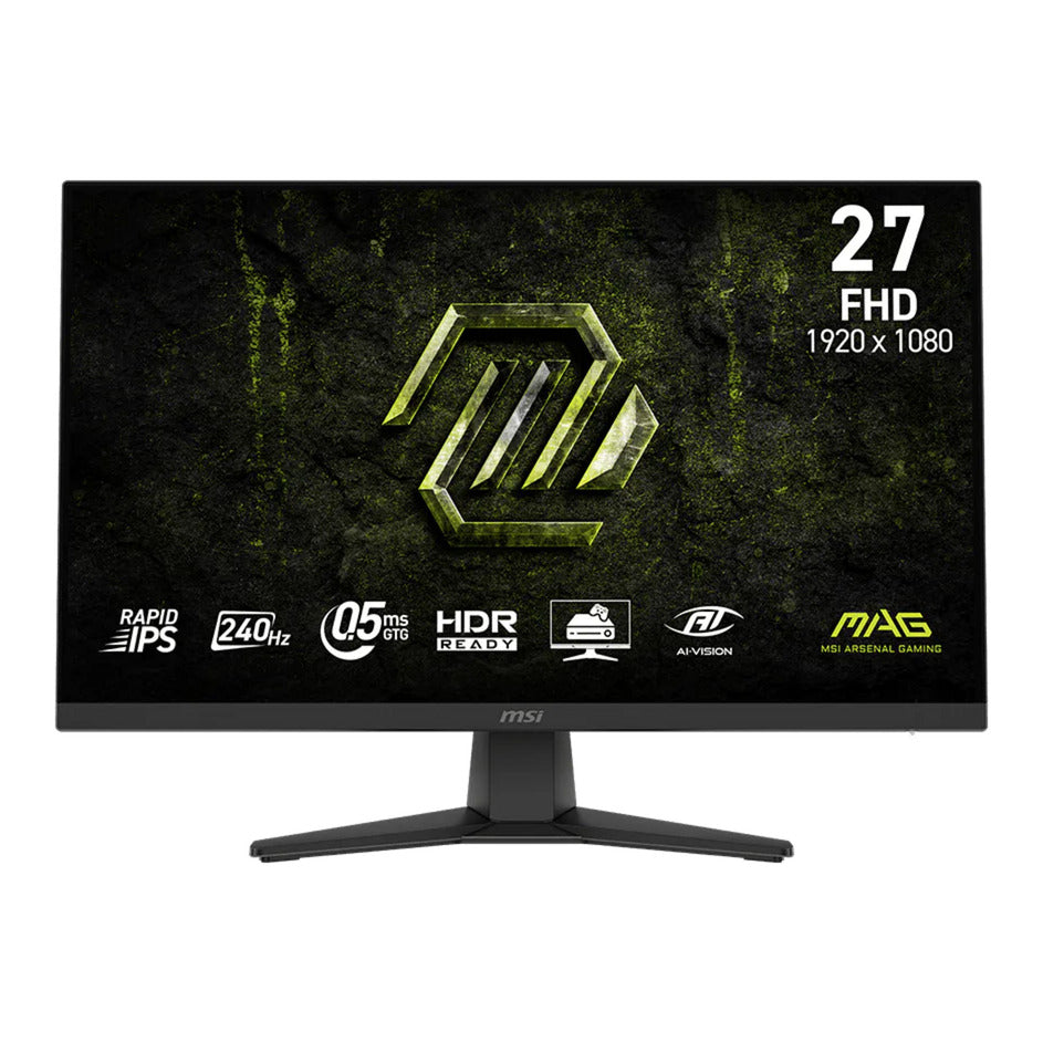 Monitor da gioco MSI Mag 272F x24 27 (nero, 2x HDMI, 1x DisplayPort, AMD FreeSync, 240 Hz)
