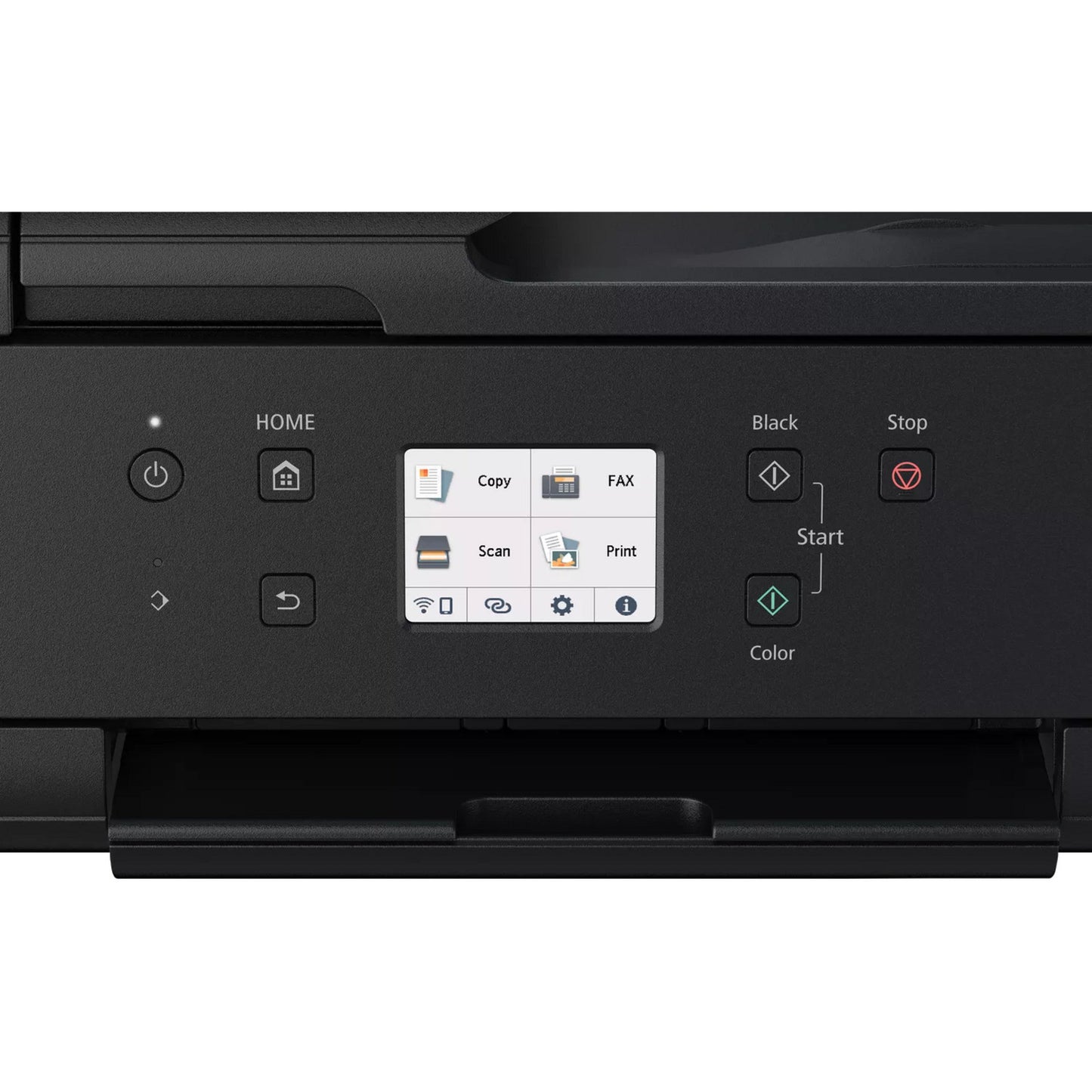 Impresora de inyección de tinta todo en uno Canon Pixma TR7650 con función de fax (negro, USB, Wi-Fi, copia, escaneo, fax)
