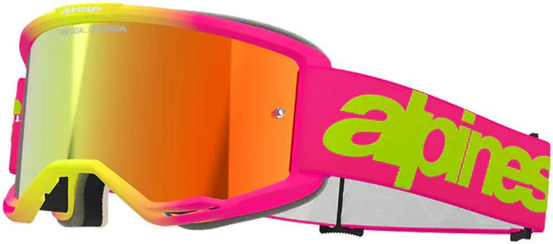 Alpinestars vision 5 wordmark (rojo espejo) - gafas mtb