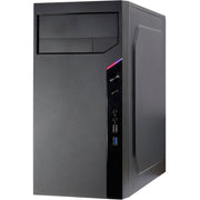 Inter-tech it-6505 reto mini tower behuizing (zwart | 2x usb-a) - afbeelding 3