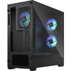 Diseño fractal Pop Air RGB Black TG Clear Tint