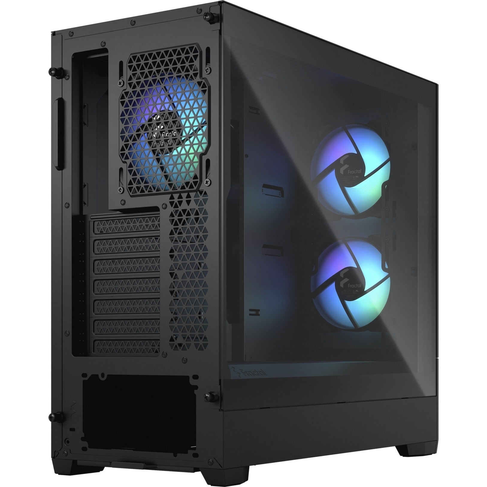Diseño fractal Pop Air RGB Black TG Clear Tint