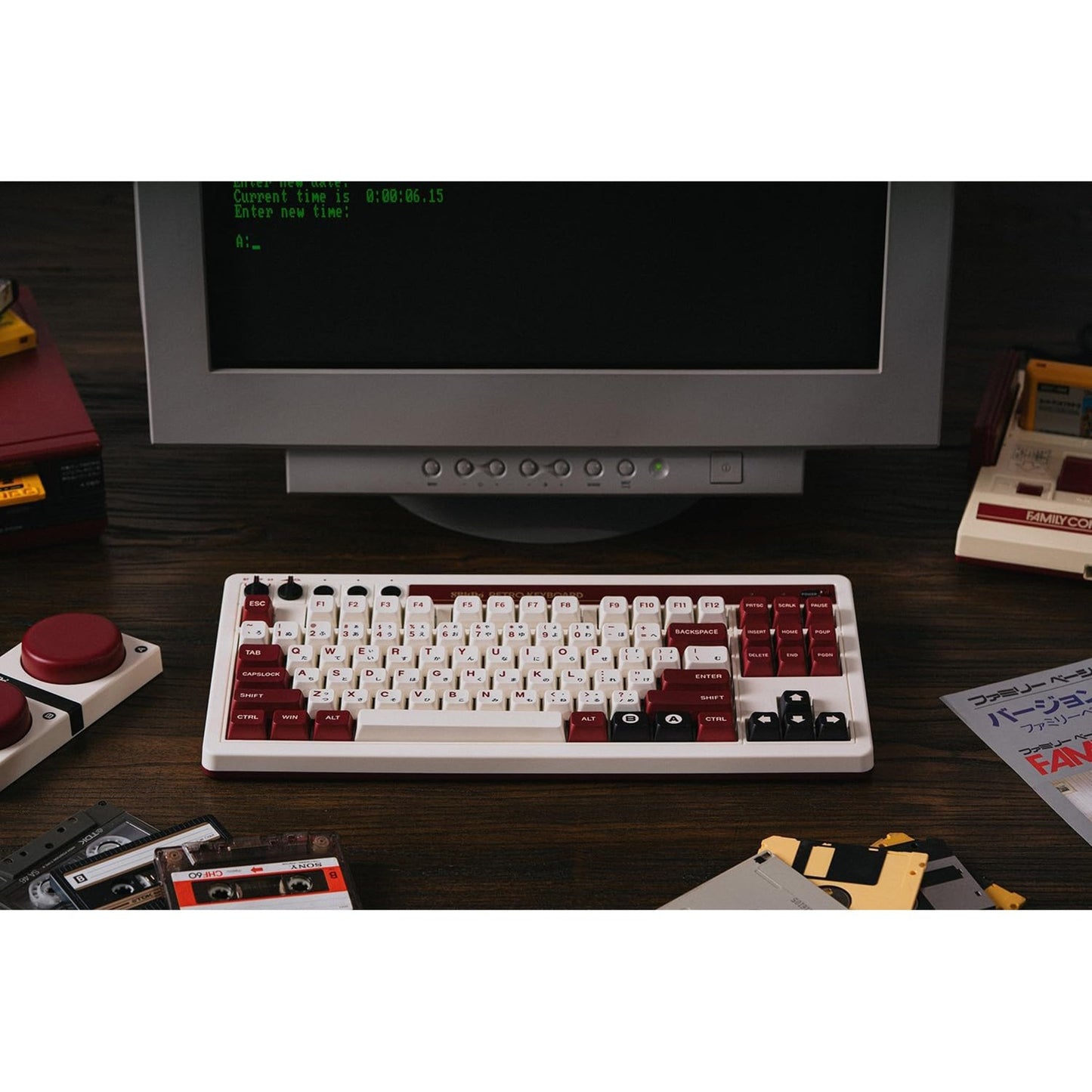 8bitdo Retro Mechanical Keyboard Fami Edición