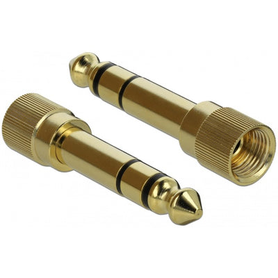 Delock Stereo Jack 3.5 mm Macho de 3 pines> Hembra