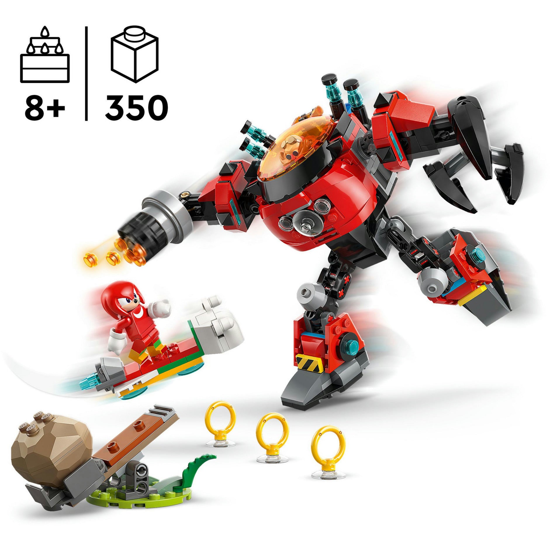 Lego Sonic 77005 Knuckles vs. Dr. Eggman Egg Crusher Mecha