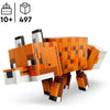 Lego minecraft de vos kinderkamer decoratie en dieren speelgoed voor kinderen - 21588