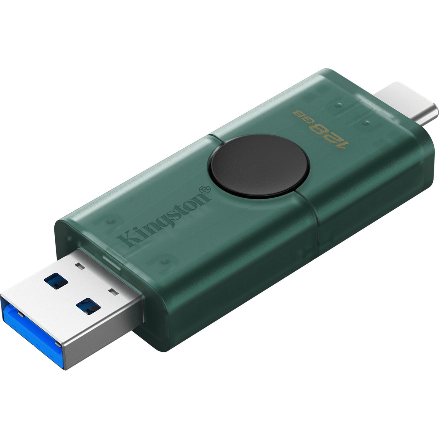 Memoria USB Kingston data traveller duo 128 GB (verde negro, dtdeg2 128 GB)
