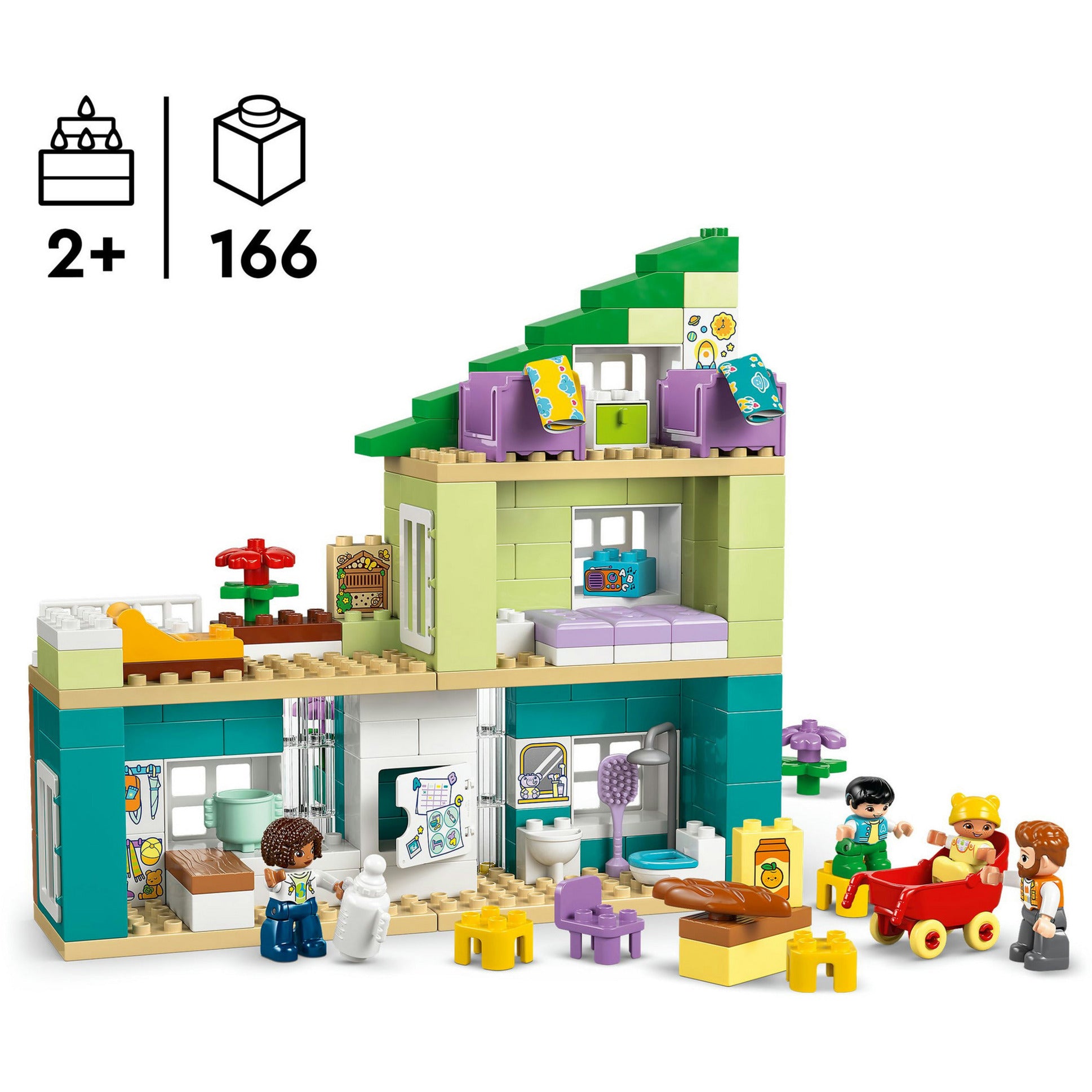 Lego Duplo Town 10470 Casa moderna 3in1 con personaggi