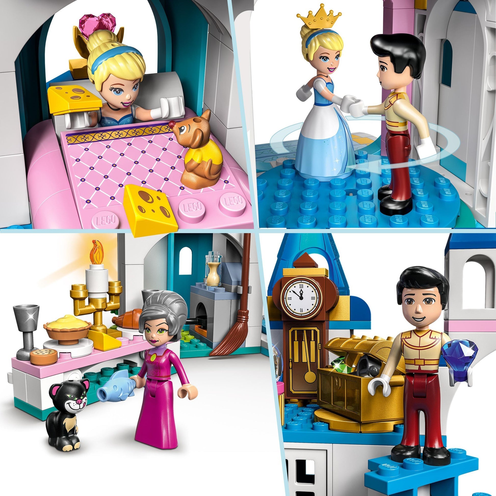 LEGO LEGO Princesa 43206 El castillo de Cenicienta y el Príncipe